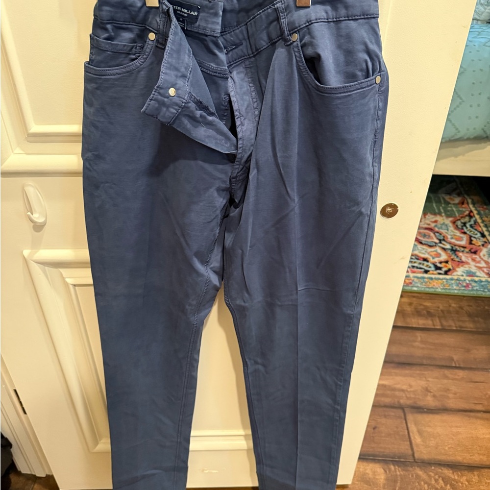 Peter Millar Slate Blue Trousers